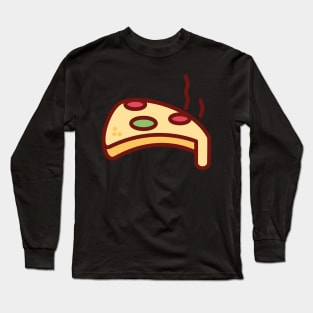 Dripping Cheese Kids Pizza Long Sleeve T-Shirt